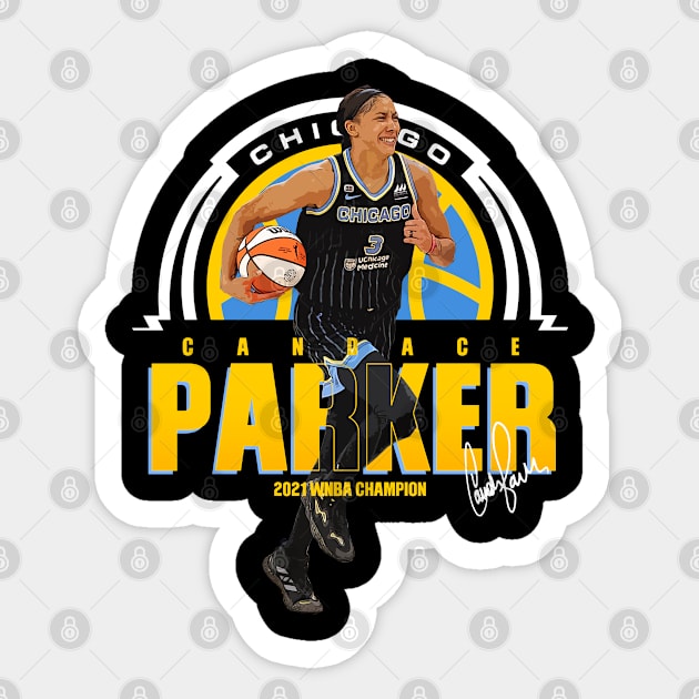 Candace Parker Sticker by Juantamad